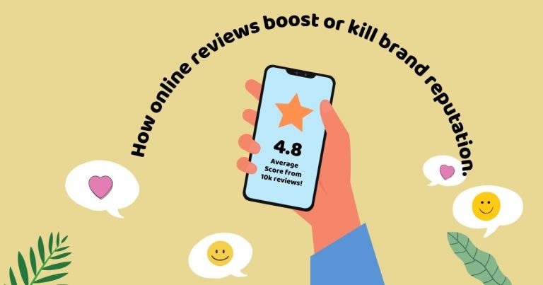 online reviews boost or kill brand reputation